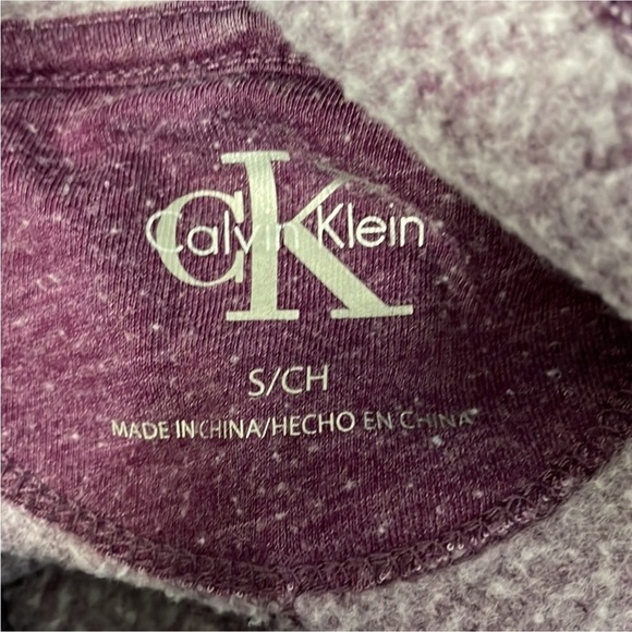 Calvin Klein Purple Cowlneck Sweatshirt - Picture 6 of 6